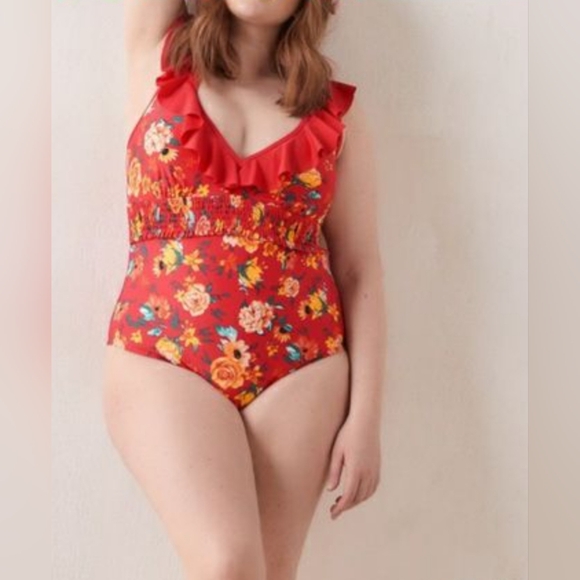 Penningtons Other - Penningtons - 1-Piece Wireless Floral Swimsuit - 3X - NWT
